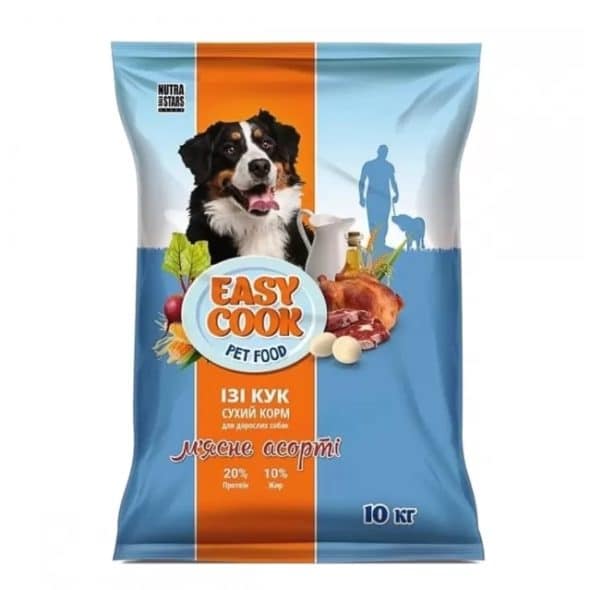 Nutra 5 Stars Easy Cook Сухий корм для собак м'ясне асорті