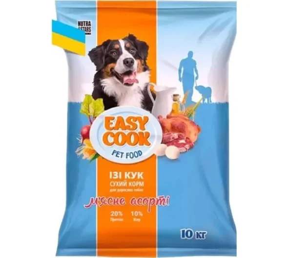 (Копія)Nutra 5 Stars Easy Cook Сухий корм для собак м'ясне асорті