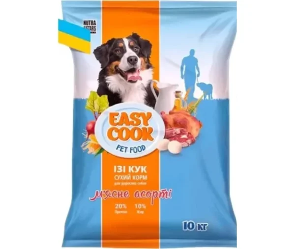 (Копія)Nutra 5 Stars Easy Cook Сухий корм для собак м'ясне асорті