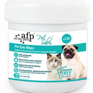 Серветки AFP для догляду за очима та вухами собак та котів, 120 шт