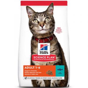 Сухий корм Hill's Science Plan Adult with Tuna з тунцем для дорослих котів, 300 г