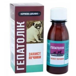 Суспензія Гепатолік ЗооХелс для собак та котів, 100 мл.