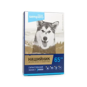 Протипаразитарний нашийник Vitomax Sempero для великих порід собак, 65 см (колір в асортименті)