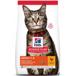 Сухий корм Hill's Science Plan Adult with Chicken з куркою для дорослих котів, 300 г