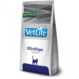 Сухий лікувальний корм VetLife UltraHypo для котів при харчовій алергії, 400 г