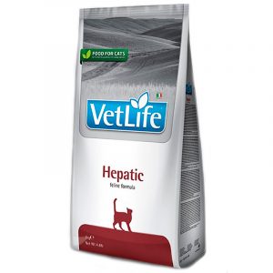 Сухий лікувальний корм Farmina VetLife Hepatic для котів з хронічною печінковою недостатністю, 2 кг