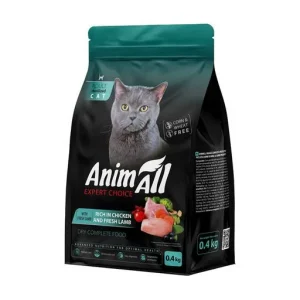 AnimAll Cat Sterilised з куркою та свіжою ягнятиною, 1,5 кг