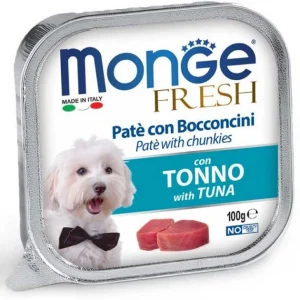 Monge Dog alutray FRESH тунeць 100г