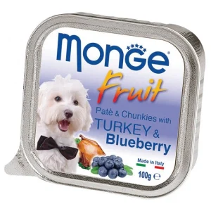 Monge Dog alutray FRUIT індичка з чорницею 100 г