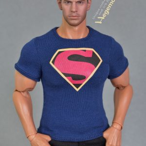 Dummy V-Neck T-Shirt - Blue