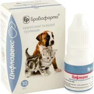 Краплі очні та вушні Цифлодекс, 10 мл