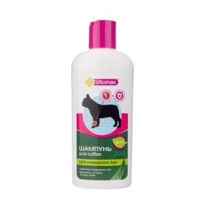 Фітошампунь Vitomax для очищення лап у собак, 200 мл