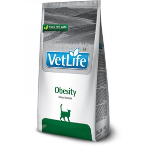 Сухий лікувальний корм Farmina VetLife Obesity для котів при ожирінні та надмірній вазі, 400 г