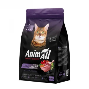 AnimAll Cat зі свіжою індичкою та качкою, 12 кг