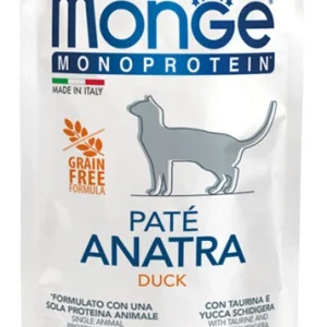 Monge Cat MONOPROTEIN Adult 100% качка, 85 г