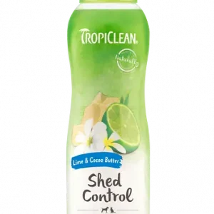 Кондиціонер для прискорення линьки TropiСlean "Лайм та какао-масло" , для собак та котів, 355 мл