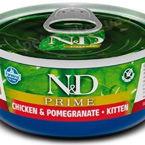 N&D Cat КОНС Grain Free PRIME CHICKEN KITTEN 70 г Farmina
