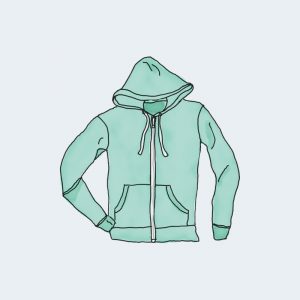 Dummy Hoodie with Zipper