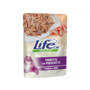 LifeCat POUCH Тунець з шинкою, 70 гр