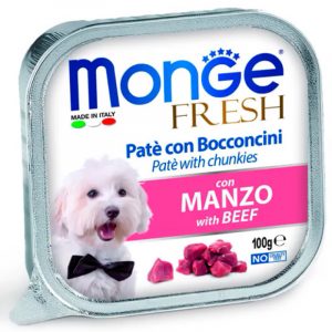 Monge Dog alutray FRESH яловичина 100г