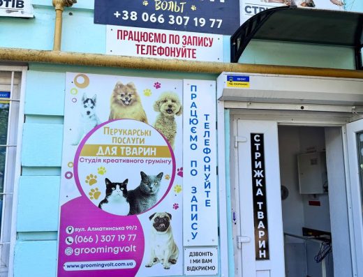 Стрижка собак і котів “ГРУМІНГ ” ВОЛЬТ” ДВРЗ