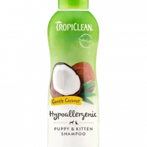 Tropiclean Шампунь "Ніжний кокос", гіпоалергенний, для цуценят та кошенят , 355 мл