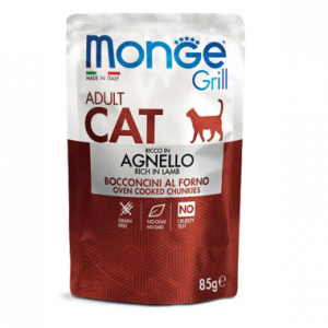 Monge Cat pouch GRILL Wet Adult ягня, 85 г