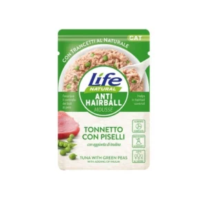 LifeCat POUCH Hairball Тунець з зеленим горошком, 70 гр