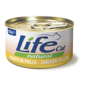 Вологий корм LifeCat Natural Куряче філе, 85 г