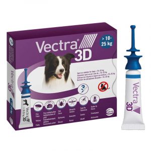 Піпетка Vectra 3D собаки 10-25 кг, № 3 спот-он (ціна за 1 шт)