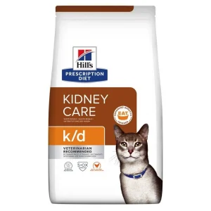 Сухий корм Hill's PD Feline K/D для дорослих котів при захворюванні нирок, 1.5 кг