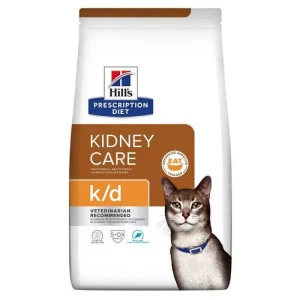 Сухий корм Hill's PD Feline K/D для дорослих котів при захворюванні нирок з тунцем, 1.5 кг