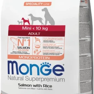 Monge Dog Mini Adult лосось з рисом 2,5 кг