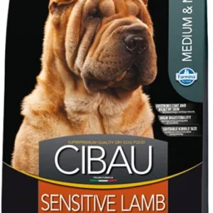 CIBAU SENSITIVE ADULT MEDIUM & MAXI з ягням 12 кг Farmina