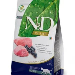 N&D Cat Low Grain LAMB & BLUEBERRY ADULT 10 kg Farmina