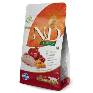 N&D Cat Grain Free PUMPKIN QUAIL & POMEGRANATE NEUTERED ADULT 1,5 kg Farmina