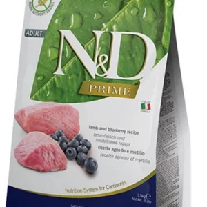 N&D Cat Grain Free PRIME LAMB & BLUEBERRY ADULT 300 gr Farmina