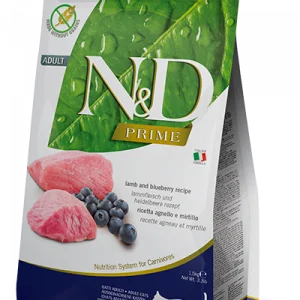 N&D Cat Grain Free PRIME LAMB & BLUEBERRY ADULT 10 kg Farmina