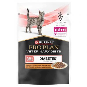 Пауч ProPlan Vet Diets Diabetic для котів, які хворіють на цукровий діабет з куркою, 85 г