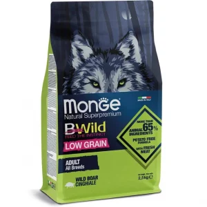 Monge Bwild Dog Low Grain All Breed Wild Boar 2,5 кг