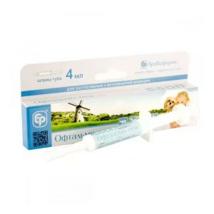 Офтальмо-гель для собак та котів, 4 мл