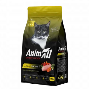 AnimAll Cat зі свіжою куркою, 1,5 кг