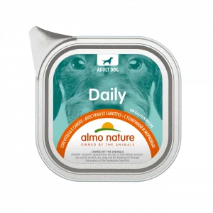 Паштет Almo Nature Daily Dog для собак з телятиною та морквою, 100 г