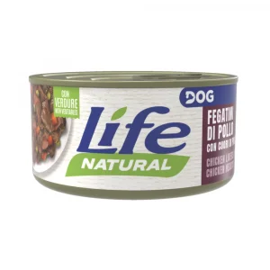 Вологий корм LifeDog Natural Курячі сердечка та печінка, 90 г