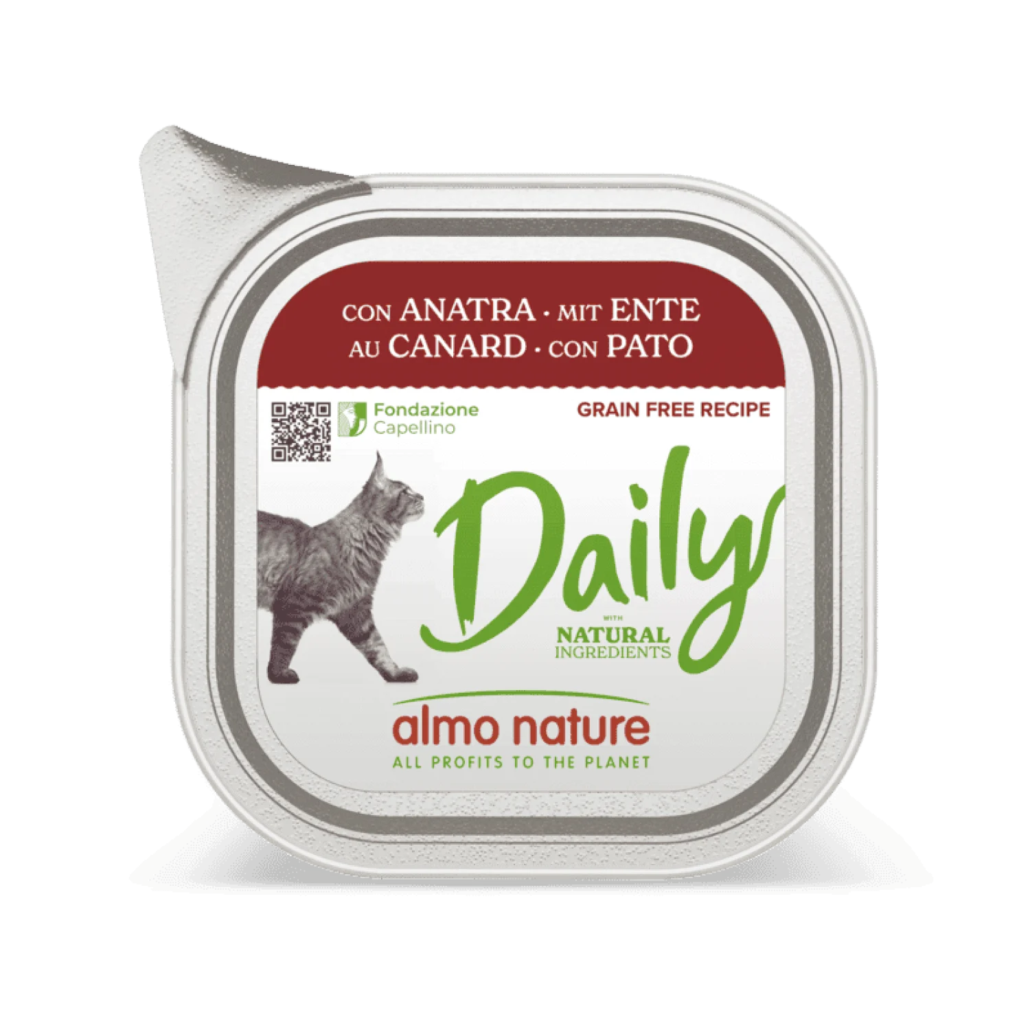 Паштет Almo Nature Daily Cat для котів з качкою, 100 г