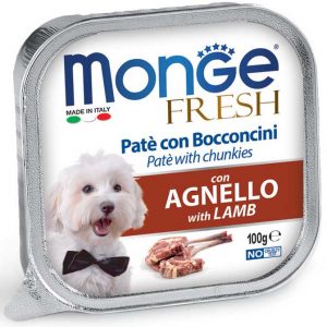 Паштет Monge Dog Fresh для собак зі смаком ягняти, 100 г