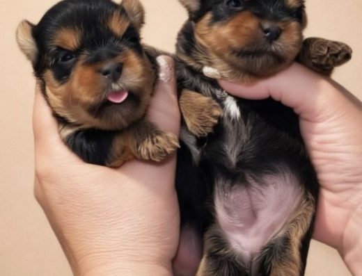 Дівчинка Йоркширського тер’єра: Темне забарвлення та бейбі-фейс