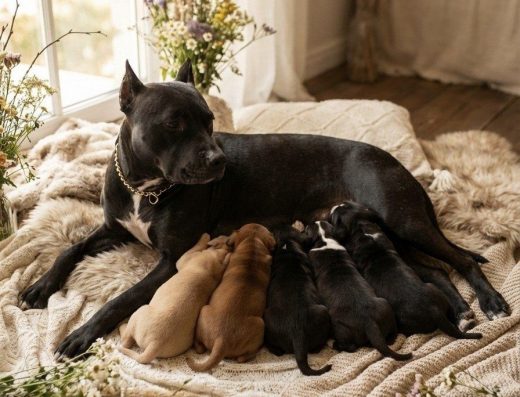 Цуценята Американського пітбультер’єра домашнього вирощування