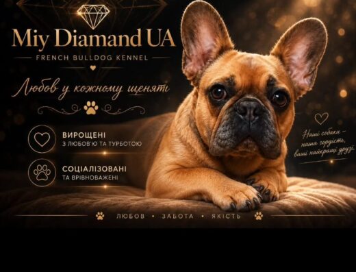 Розплідник Французьких бульдогів “Miy Diamant UA”